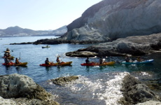 Kayak + snorkel por el Cabo de Gata